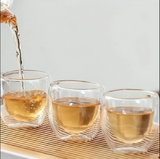 Anygleam Tea Cups 18Pcs Insulated Espresso Double Wall Shot Glass Drinkware