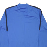 NIKE Mens Blue Jacket M Polyester Blend Plain Sports Zip Activewear