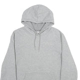 PUMA Mens Grey Hoodie M Cotton Blend Pullover Casual Sportswear