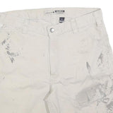 CARHARTT Mens Shorts Beige Casual Cotton Blend Relaxed Fit M W33 Workwear