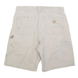 CARHARTT Mens Shorts Beige Casual Cotton Blend Relaxed Fit M W33 Workwear