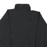CALIFORNIA Mens Black Red Zip Jacket M Polyester Blend Plain Lightweight Outdoor