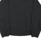 CALIFORNIA Mens Black Red Zip Jacket M Polyester Blend Plain Lightweight Outdoor