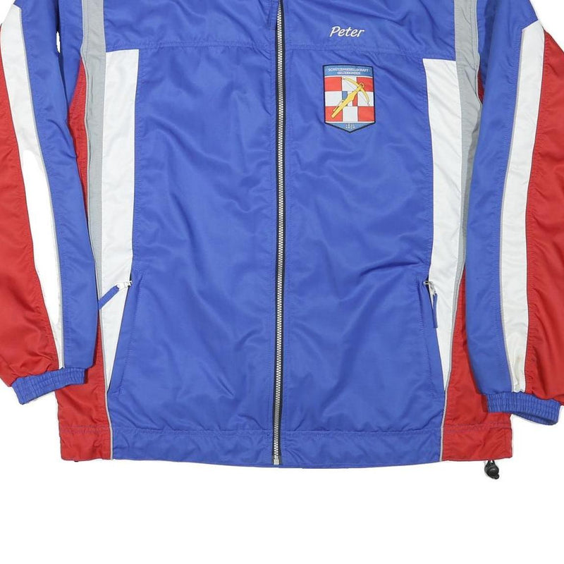 R-TEX Mens Blue Red White Zip Jacket 3XL Polyester Blend Colourblock Sports