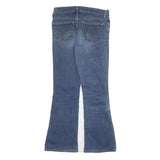 LEVI'S Womens Blue Regular Flared Denim Medium W27 L26 Zip Cotton Blend Jeans