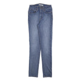 LEVI'S 721 Womens Jeans Blue Slim Skinny Denim Medium W27 L32 Premium Stretch