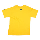 ADIDAS Mens Yellow Beckham 23 La Galaxy Graphic T-Shirt XL Short Sleeve Crew