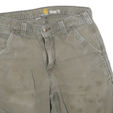 CARHARTT Mens Shorts Beige Casual Relaxed Fit M W28 Workwear Cotton Blend