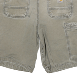 CARHARTT Mens Shorts Beige Casual Relaxed Fit M W28 Workwear Cotton Blend