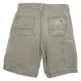 CARHARTT Mens Shorts Beige Casual Relaxed Fit M W28 Workwear Cotton Blend