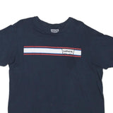 LEVI'S Mens Blue Graphic T-Shirt L Short Sleeve Crew Neck Cotton Blend