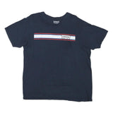 LEVI'S Mens Blue Graphic T-Shirt L Short Sleeve Crew Neck Cotton Blend