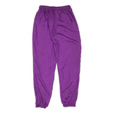 ADIDAS Womens Joggers Purple M W28 L30 Elasticated Waist Activewear Slim Fit
