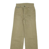 LEE COOPER Womens Cotton Blend Beige Regular Straight Trousers W24 L31