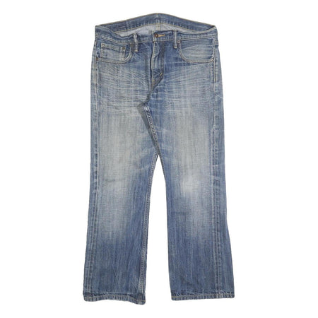 LEVI'S 527 REG Bootcut Mens Jeans Blue Denim Regular W34 L27 Classic Cotton