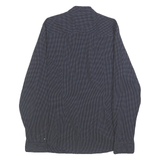 TOMMY HILFIGER Womens Navy Blue & White Polka Dot Shirt M Button Down Cotton