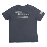 CARHARTT Mens Navy Blue Stroh Electrical Graphic T-Shirt L Short Sleeve Crew