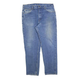 CARHARTT Mens Regular Blue Denim Jeans W38 L32 Classic Zip Cotton Blend