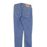 LEVI'S 710 Womens Slim Blue Denim Light Woven Jeans W26 L32 Stylish Zip Closure