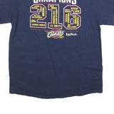 FANATICS Mens Navy Blue Cleveland Cavaliers Champions T-Shirt L Short Sleeve