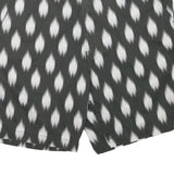 LEVI'S Mens Shorts Black & White XL W35 Patterned Cotton Blend Casual Chino