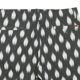 LEVI'S Mens Shorts Black & White XL W35 Patterned Cotton Blend Casual Chino