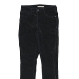 LEVI'S Womens Cotton Blend Black Slim Skinny Trousers W25 L27 Fashion Casual
