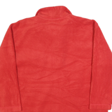 JONES JEANS Womens Red Plain Pullover Fleece Crew Neck XL Casual Warm Jumper