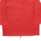 JONES JEANS Womens Red Plain Pullover Fleece Crew Neck XL Casual Warm Jumper