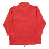 JONES JEANS Womens Red Plain Pullover Fleece Crew Neck XL Casual Warm Jumper