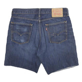 LEVI'S Mens Denim Blue Shorts L W34 Classic Cotton Casual Style