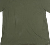 LEVI'S Mens Green T-Shirt 2XL Short Sleeve Crew Neck Cotton Logo Print