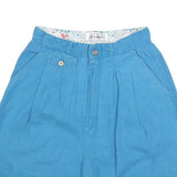 JJ FARGO Womens Shorts Blue Casual XS W25 Stylish Cotton Blend Summer