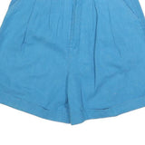 JJ FARGO Womens Shorts Blue Casual XS W25 Stylish Cotton Blend Summer