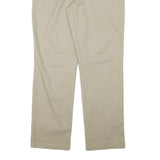DICKIES Mens Cotton Blend Beige Regular Fit Straight Leg Trousers W32 L31