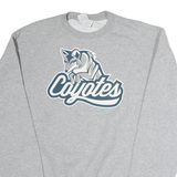 CHAMPION Mens Grey Coyotes Crew Neck M Cotton Pullover Sweatshirt Casual