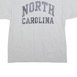 COTTON EXPRESS Mens Grey North Carolina Graphic T-Shirt XL Short Sleeve Crew