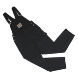 PAPER AND PLANE Womens Black Cotton Blend Slim Fit Dungarees M W38 L31 Casual