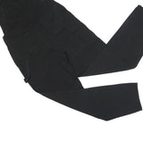 PAPER AND PLANE Womens Black Cotton Blend Slim Fit Dungarees M W38 L31 Casual