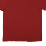 TRUE RELIGION Mens Red Graphic T-Shirt L Short Sleeve Crew Neck Cotton Blend