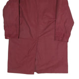 LAST SCENE Womens Maroon Button Jacket S Polyester Blend Plain Stylish Light