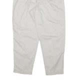 LEE Womens Cotton Blend White Relaxed Straight Trousers W30 L27 Casual Comfort