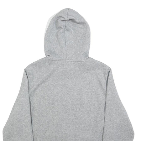PUMA Mens Grey Hoodie L Cotton Pullover Drawstring Hood Casual Sweatshirt