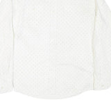 WRANGLER Mens White Shirt XL Cotton Blend Lightweight Casual Long Sleeve Button