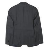 JOOP! Mens Black Wool Blend Classic Jacket S Woven Button Closure