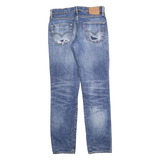 LEVI'S 511 Slim Mens Blue Denim Light Slim Jeans W29 L29 Casual Zip Fly