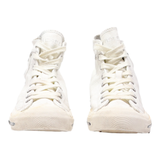 DIESEL High Top Trainers White Leather Womens UK 5.5