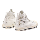 DIESEL High Top Trainers White Leather Womens UK 5.5