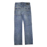 CARS JEANS Mens Blue Regular Straight Denim Medium W30 L35 Casual Cotton Blend