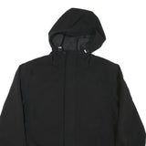O'NEILL Mens Black Jacket L Polyester Blend Outdoor Zip Hooded Casual